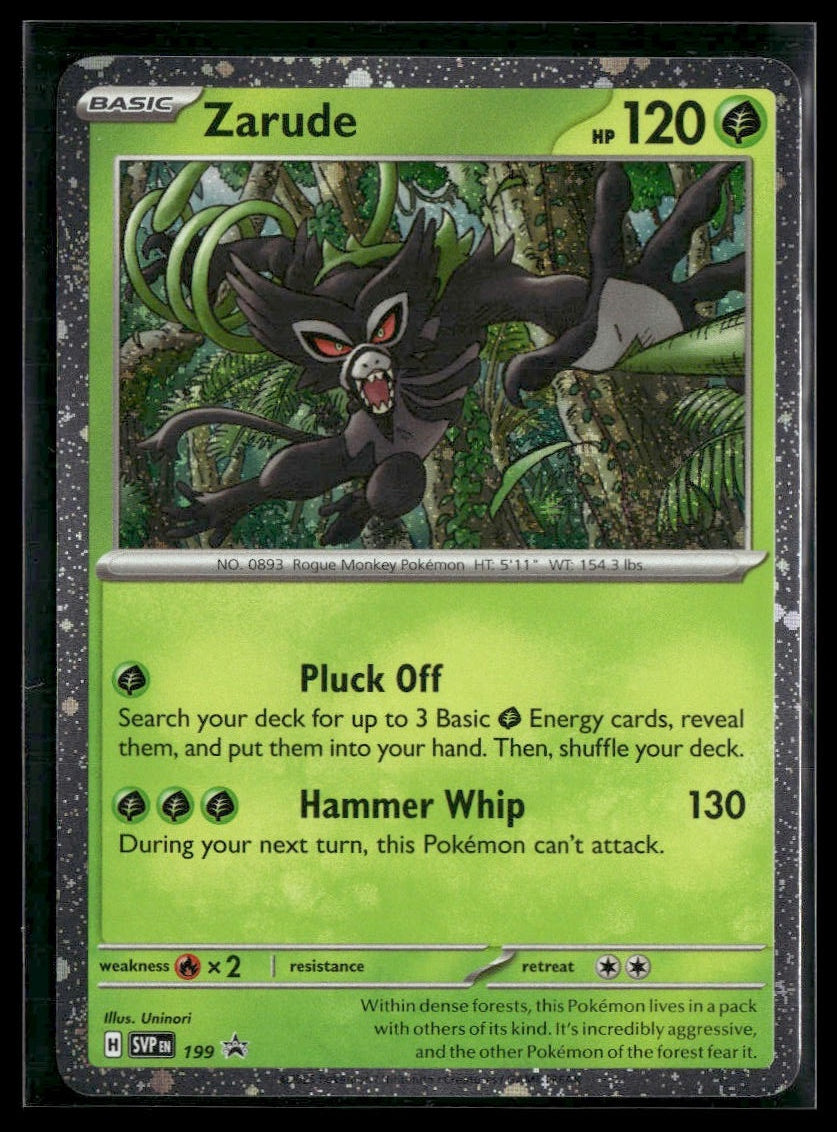 Zarude #199 Destined Rivals Blister Promo VLP