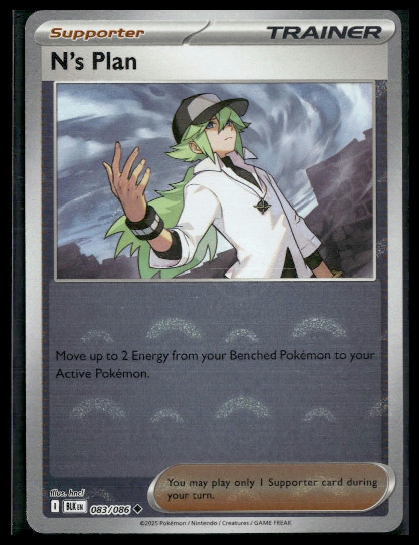 N's Plan #083/086 Black Bolt (Poke Ball) NM