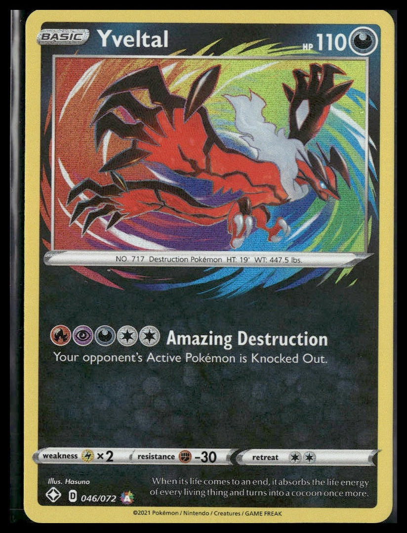 Yveltal #046/072 Shining Fates VLP