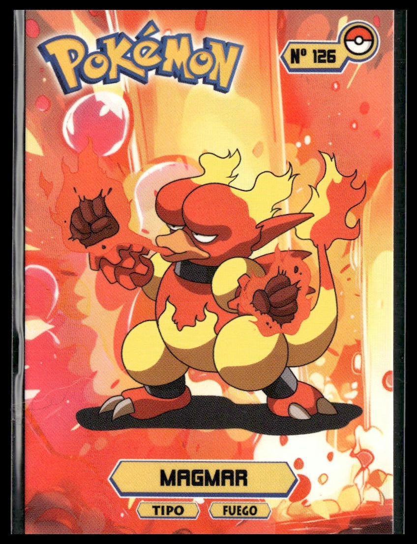 Magmar #126 Peruvian Cards Top Pokedex Database LP