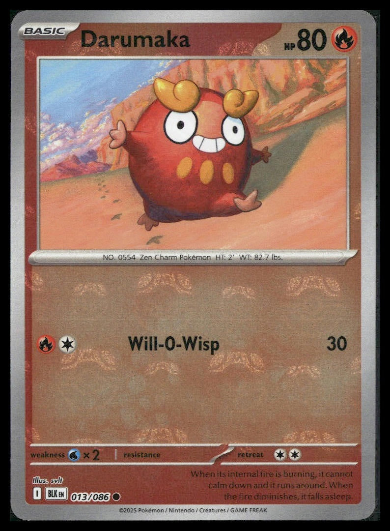 Darumaka (Master Ball) #013/086 Black Bolt VLP
