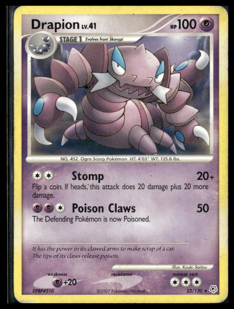 Drapion #23/130 Diamond and Pearl MP
