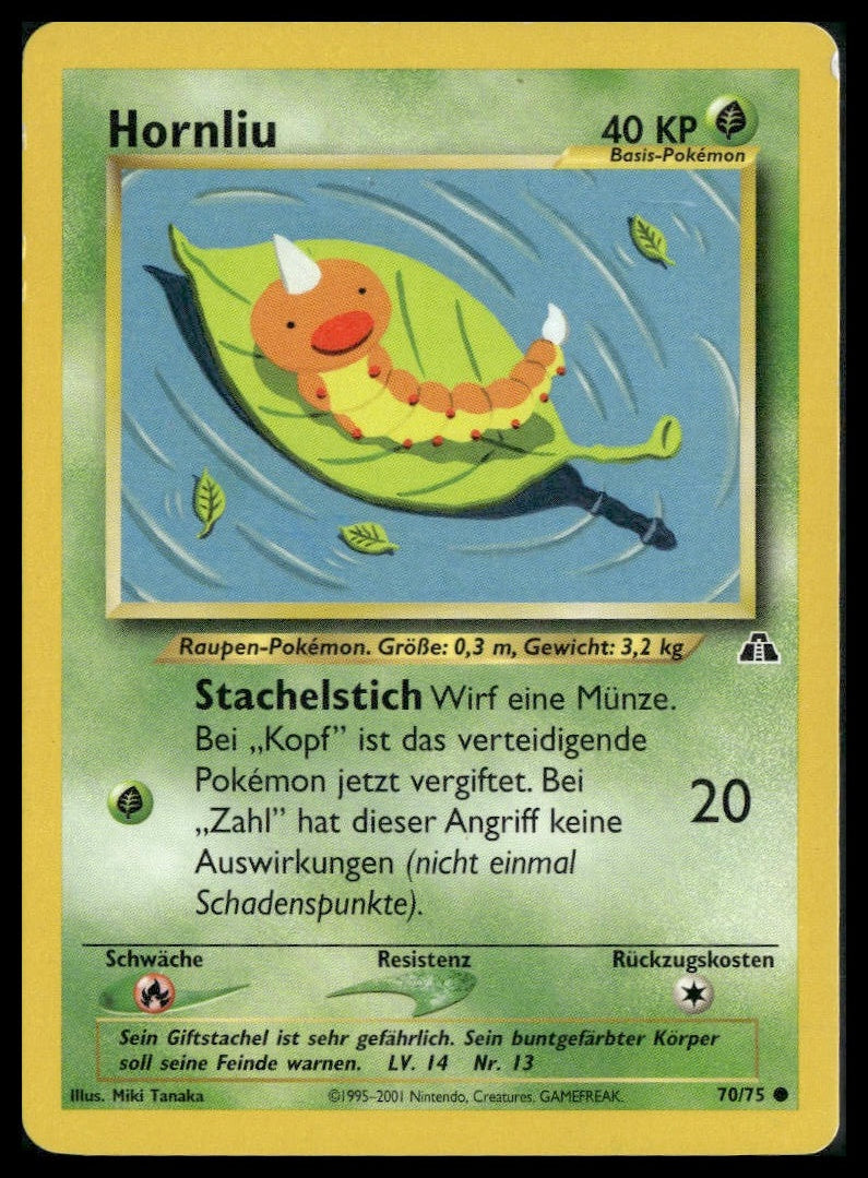 Hornliu (Weedle) #70/75 German Neo Discovery LP