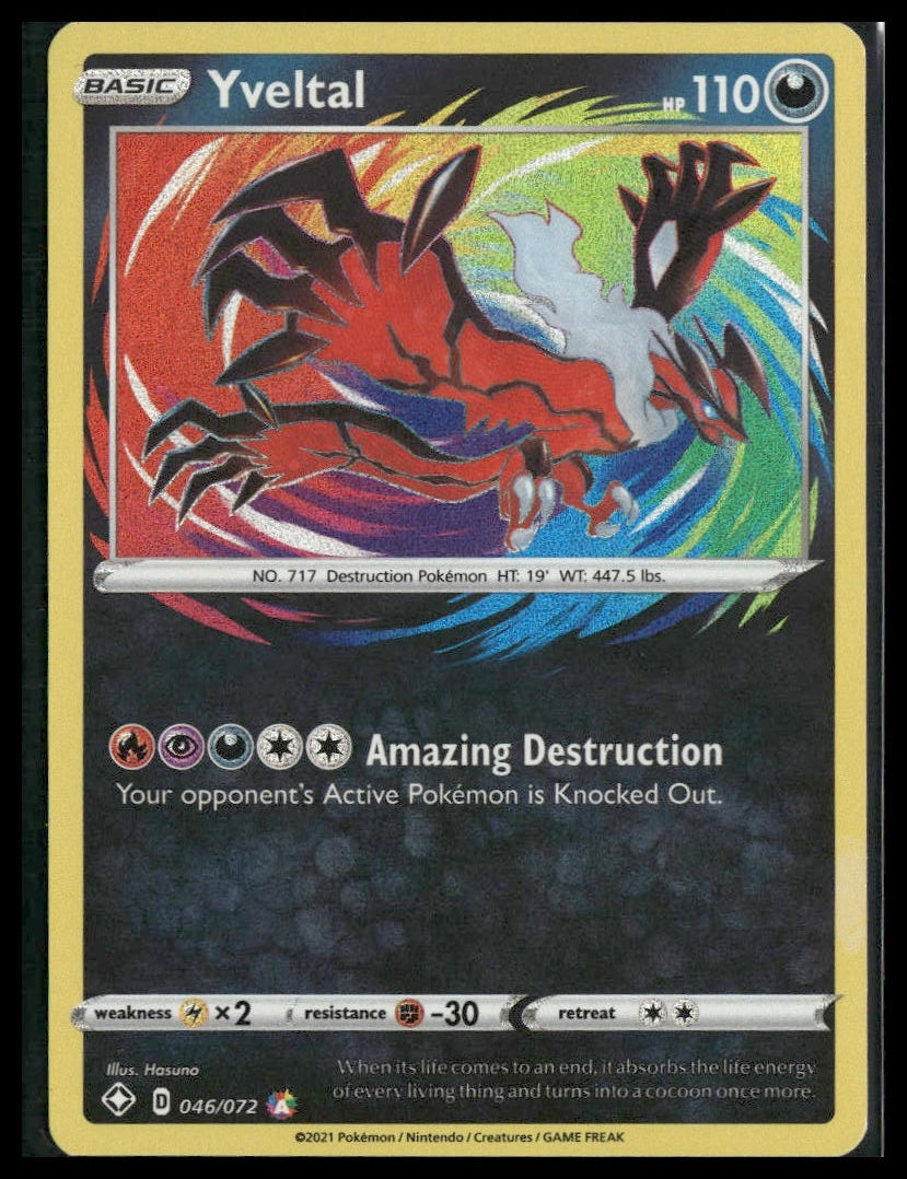 Yveltal #046/072 Shining Fates VLP