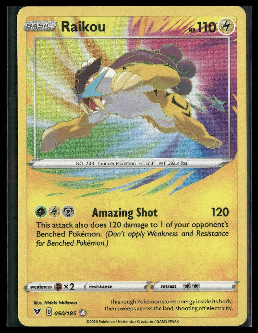 Raikou #050/185 Vivid Voltage NM