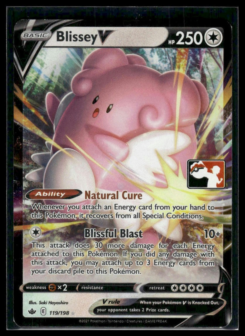 Blissey V #119/198 PRIZE PACK Chilling Reign LP