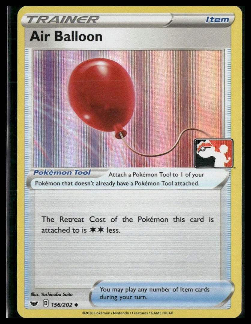 Air Balloon #156/202 Prize Pack Series Cards VLP