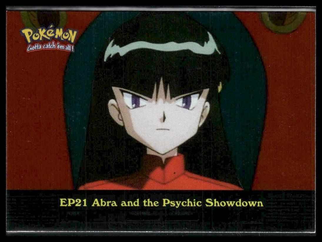 Abra And The Psychic Showdown #EP21 Foil Topps TV LP