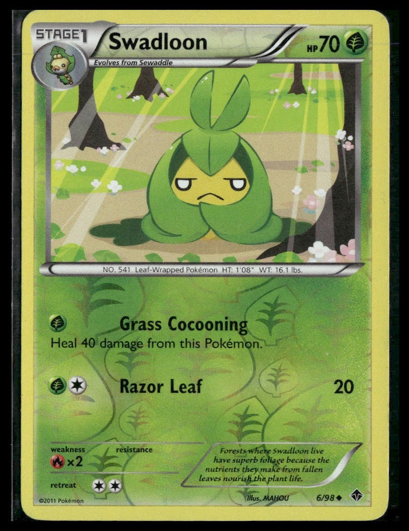 Swadloon #6/98 Reverse Holo Emerging Powers MP
