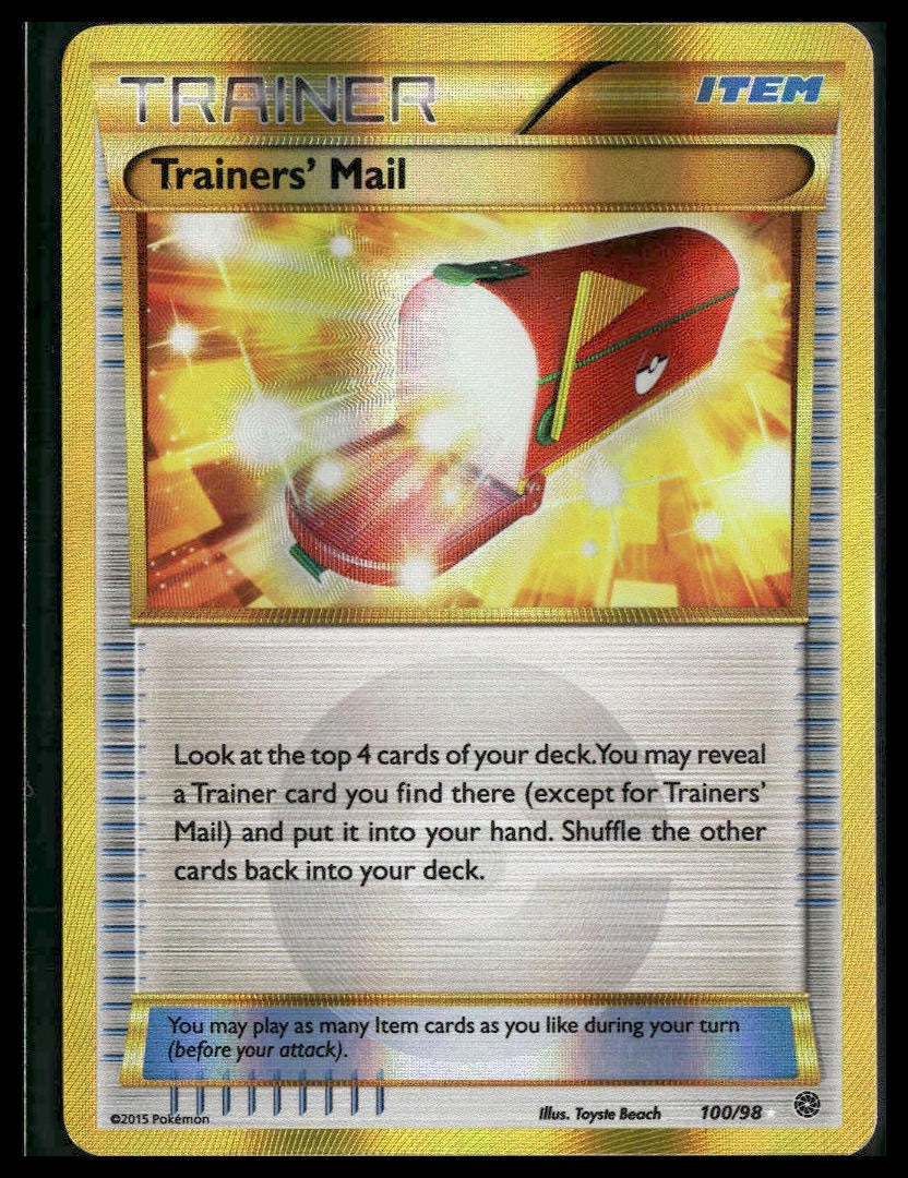 Trainers' Mail (Secret) #100/98 XY - Ancient Origins LP