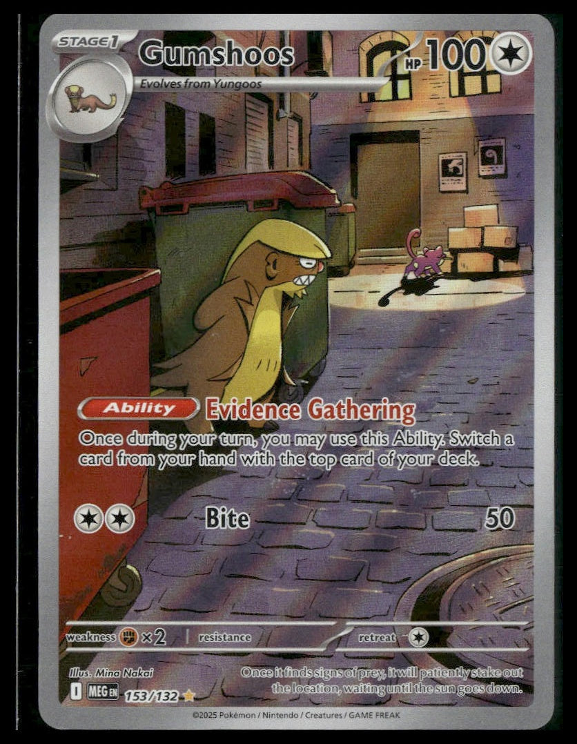 Gumshoos #153/132 Mega Evolution NM