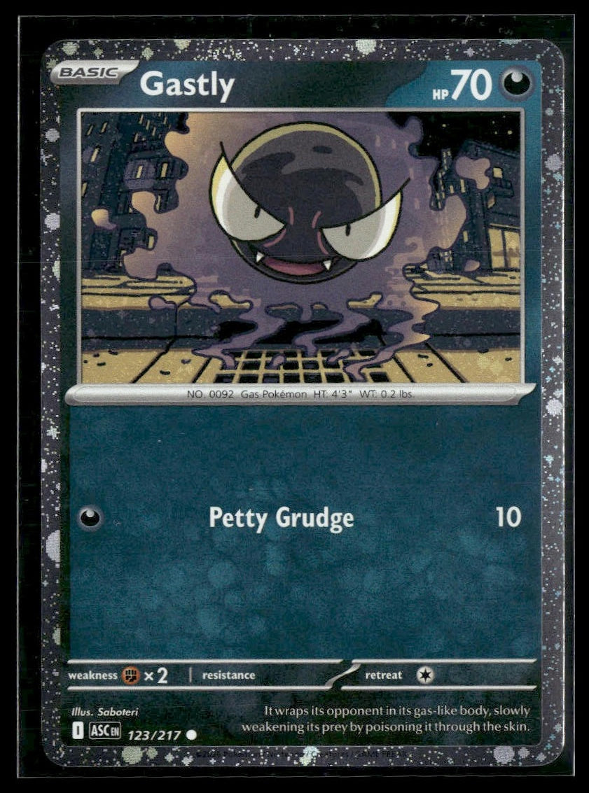 Gastly #123/217 Cosmos Holo Ascended Heroes VLP