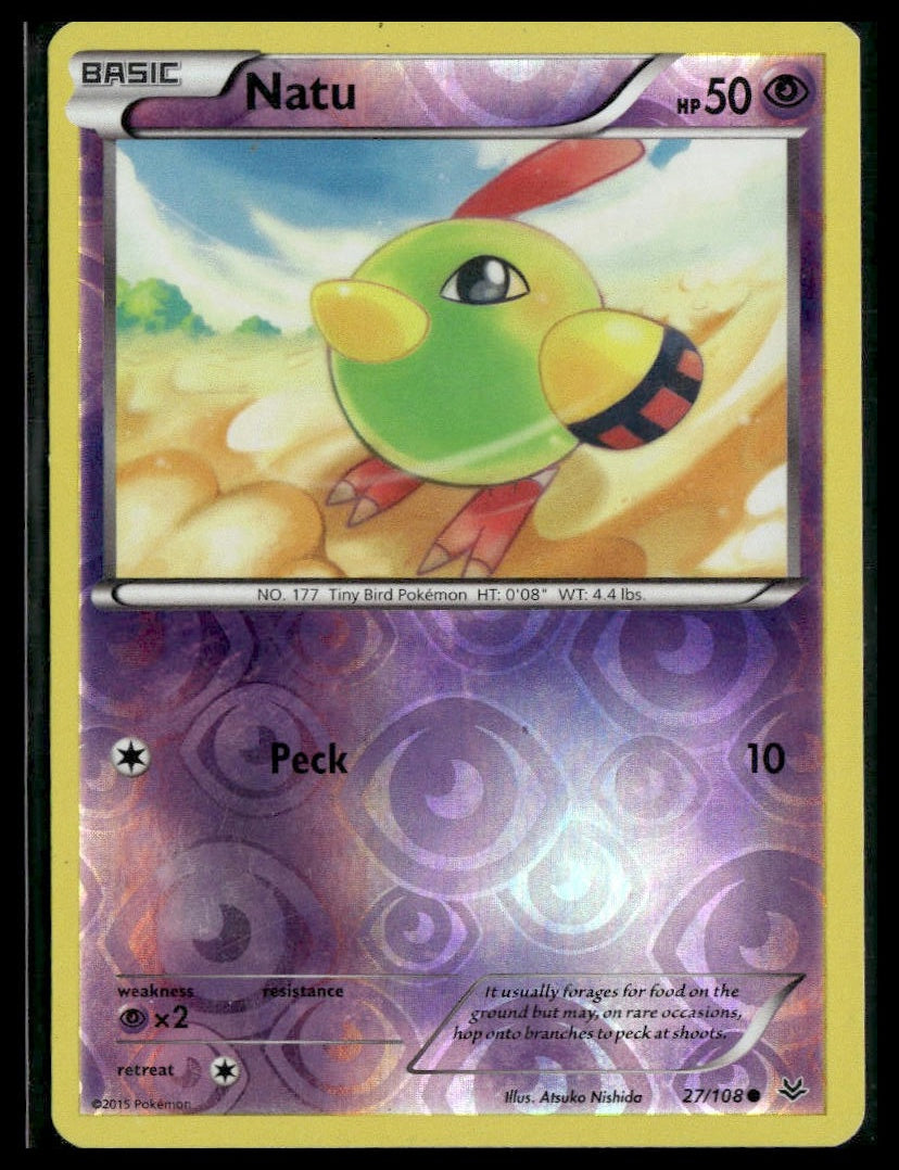 Natu #27/108 Reverse Holo Roaring Skies MP
