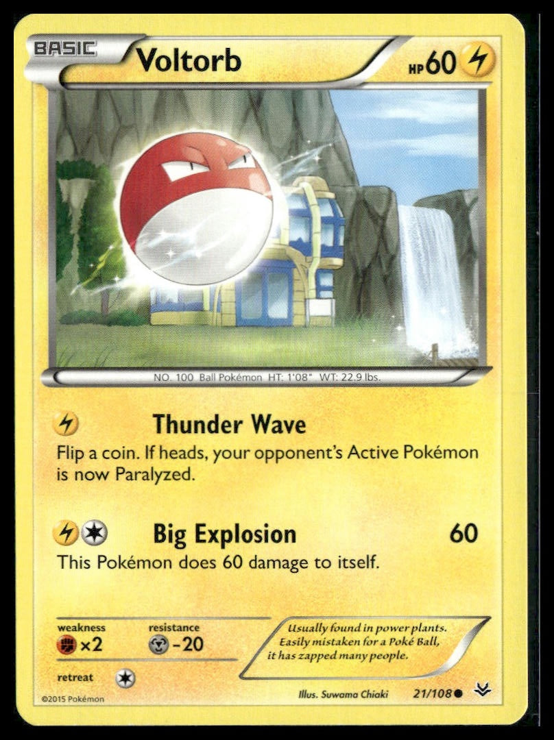 Voltorb #21/108 Roaring Skies LP