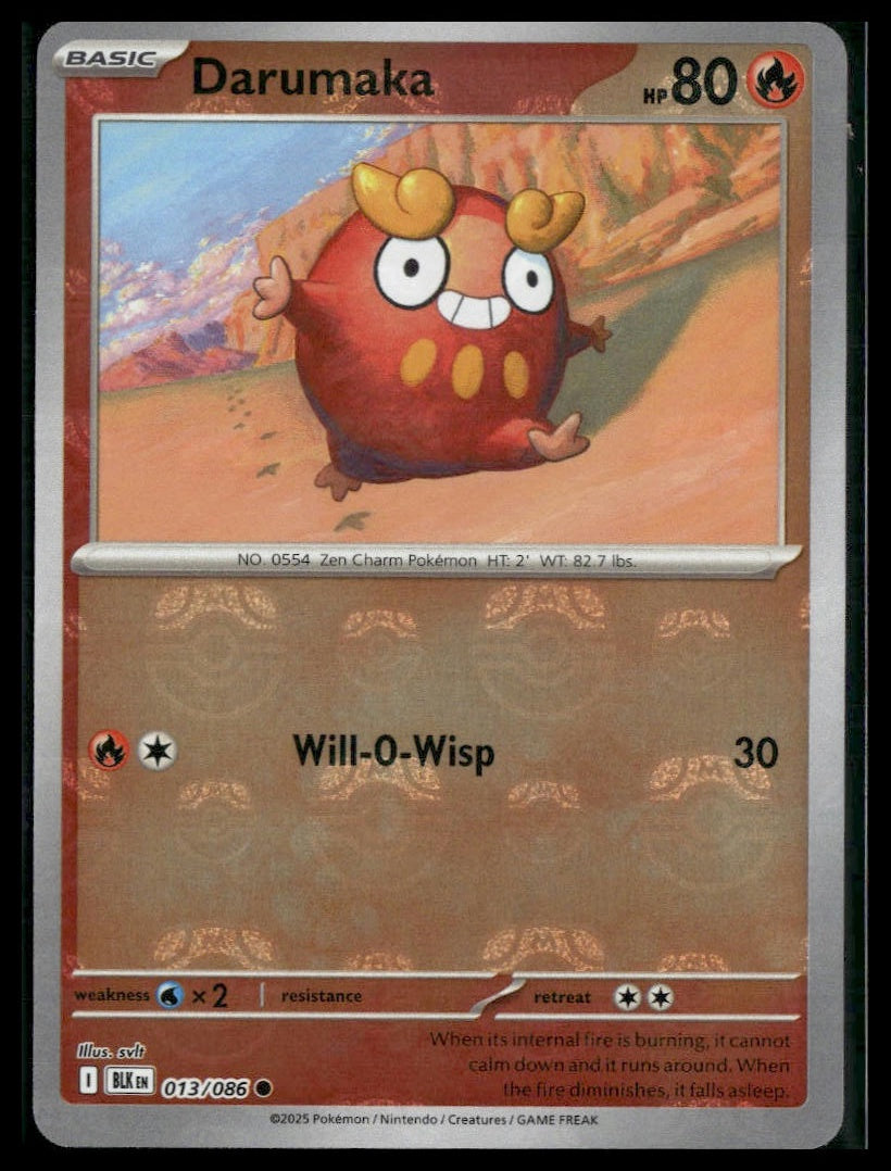 Darumaka (Master Ball) #013/086 Black Bolt VLP