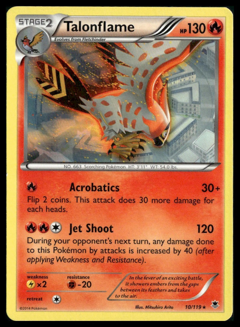 Talonflame #10/119 Phantom Forces LP
