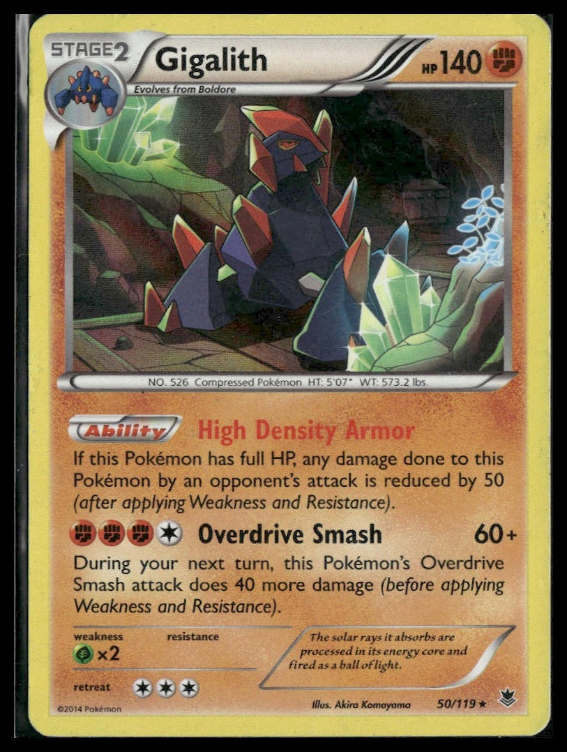Gigalith #50/119 Holo Phantom Forces HP