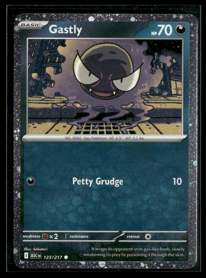 Gastly #123/217 Cosmos Holo Ascended Heroes VLP