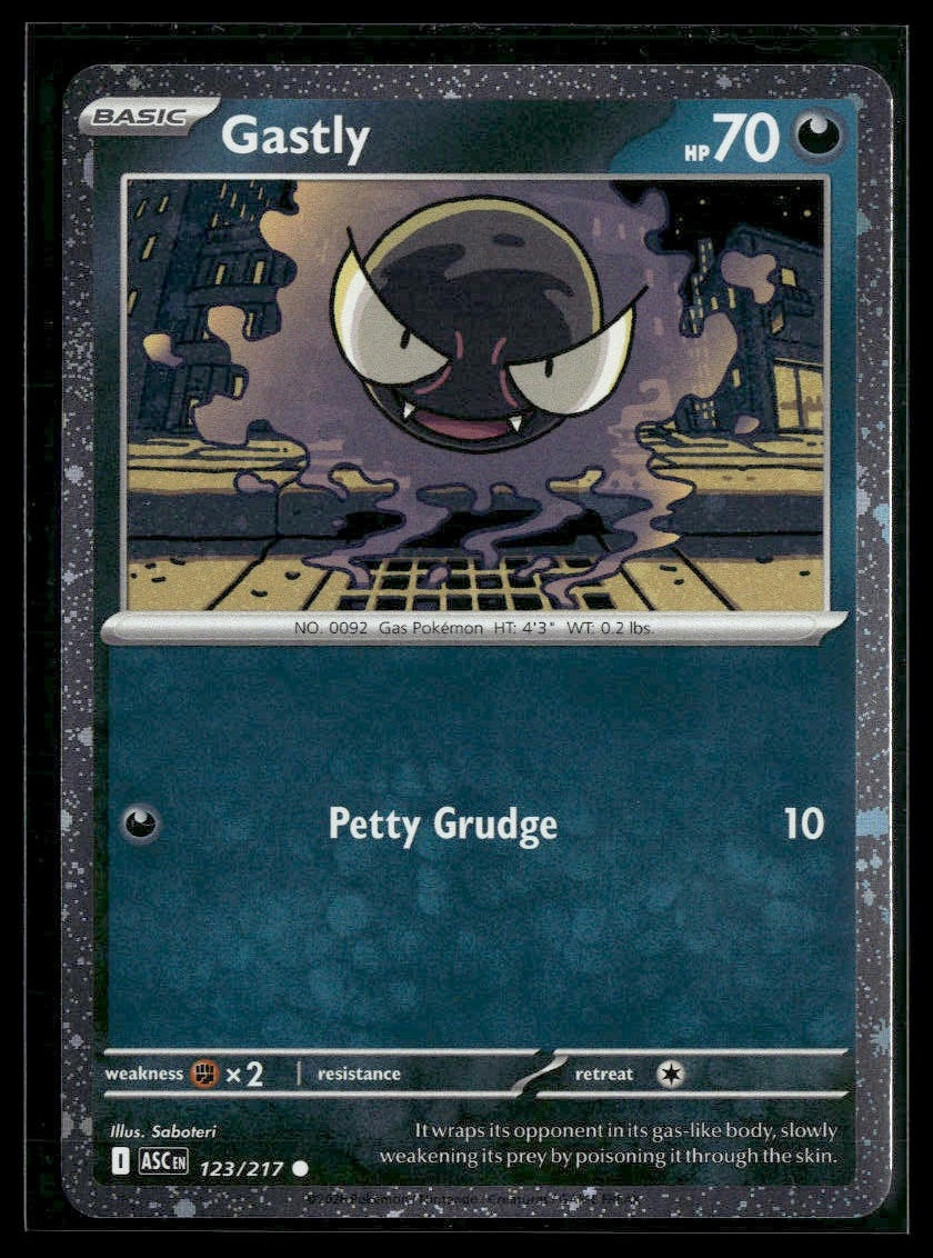 Gastly #123/217 Cosmos Holo Ascended Heroes VLP