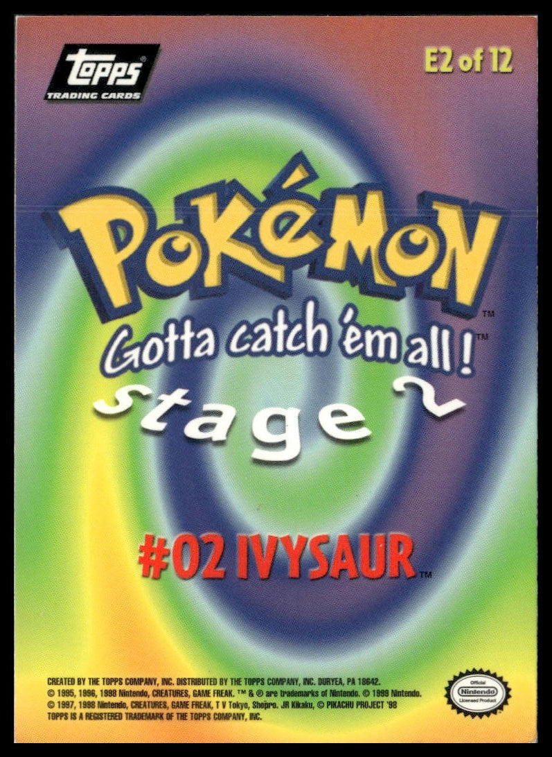 Ivysaur #E2 Topps Movie Evolution LP