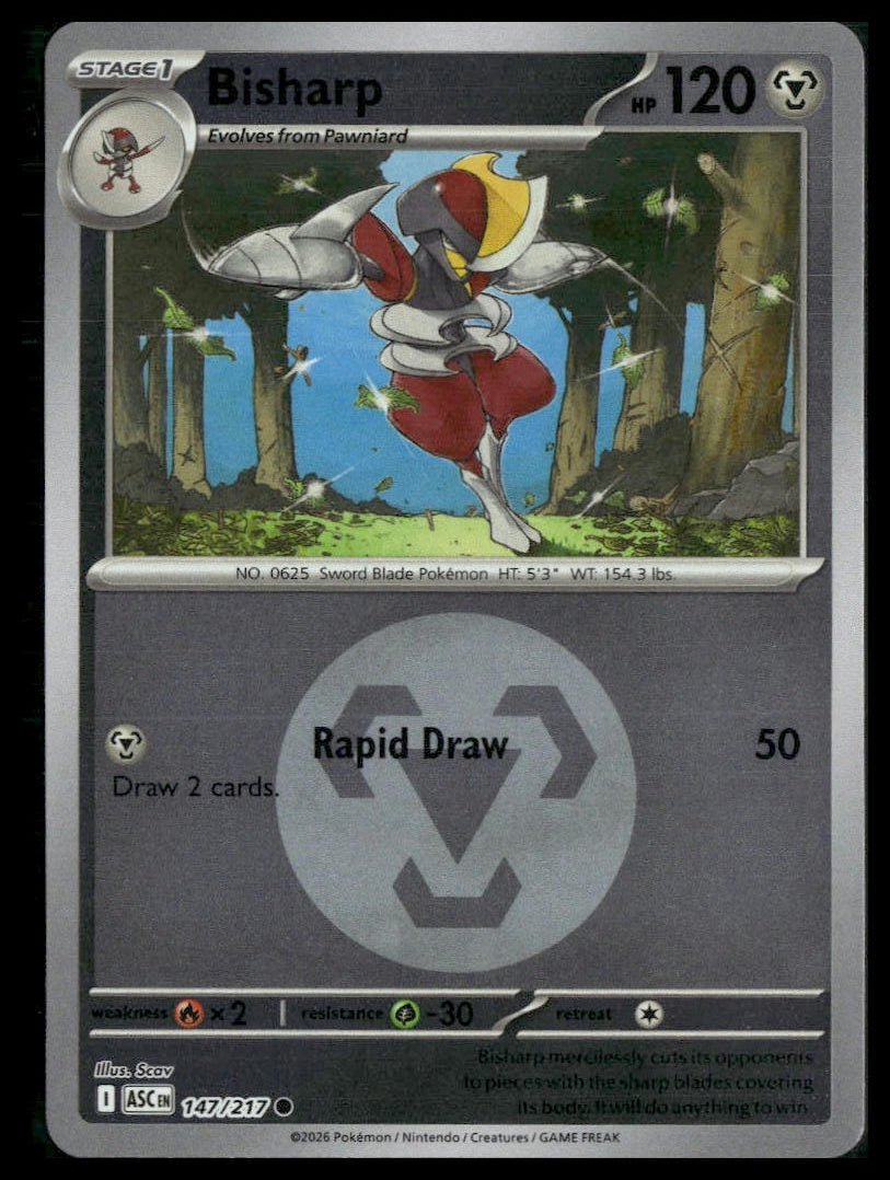 Bisharp (Energy) #147/217 Ascended Heroes NM