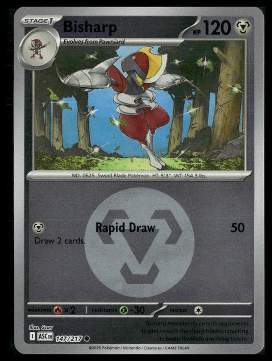 Bisharp (Energy) #147/217 Ascended Heroes NM