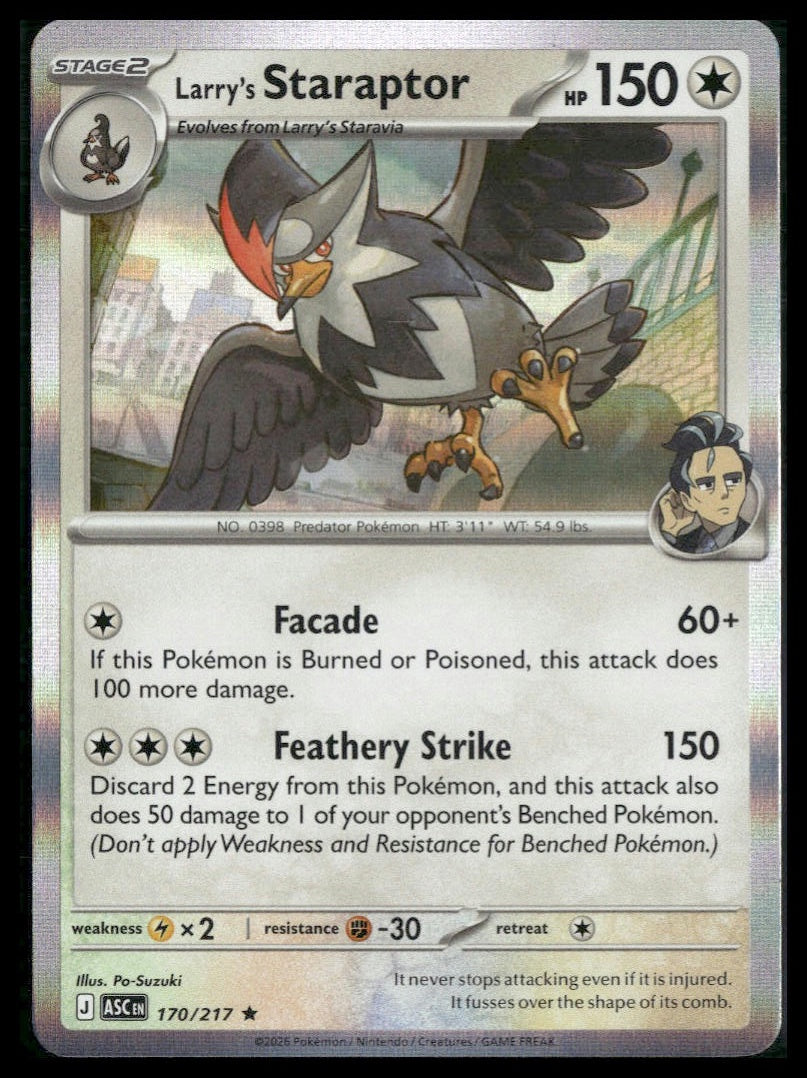 Larry's Staraptor #170/217 Ascended Heroes VLP