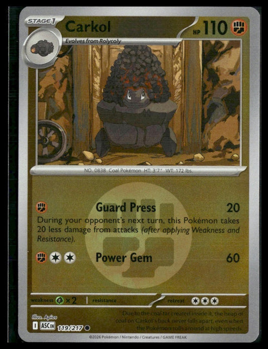 Carkol (Energy Symbol) #119/217 Ascended Heroes VLP