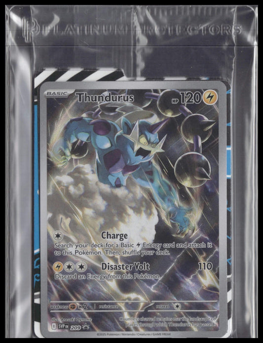 Thundurus #209 SEALED Black Bolt ETB Promo NM