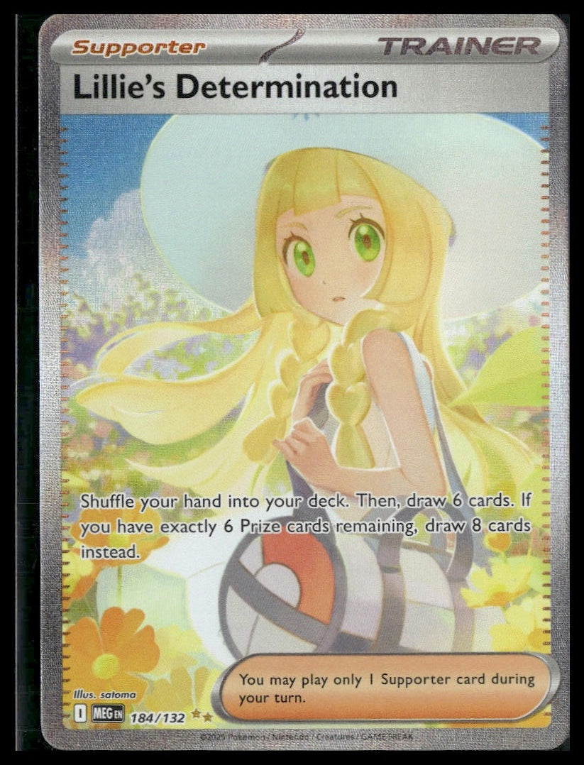Lillie's Determination #184/132 Mega Evolution NM