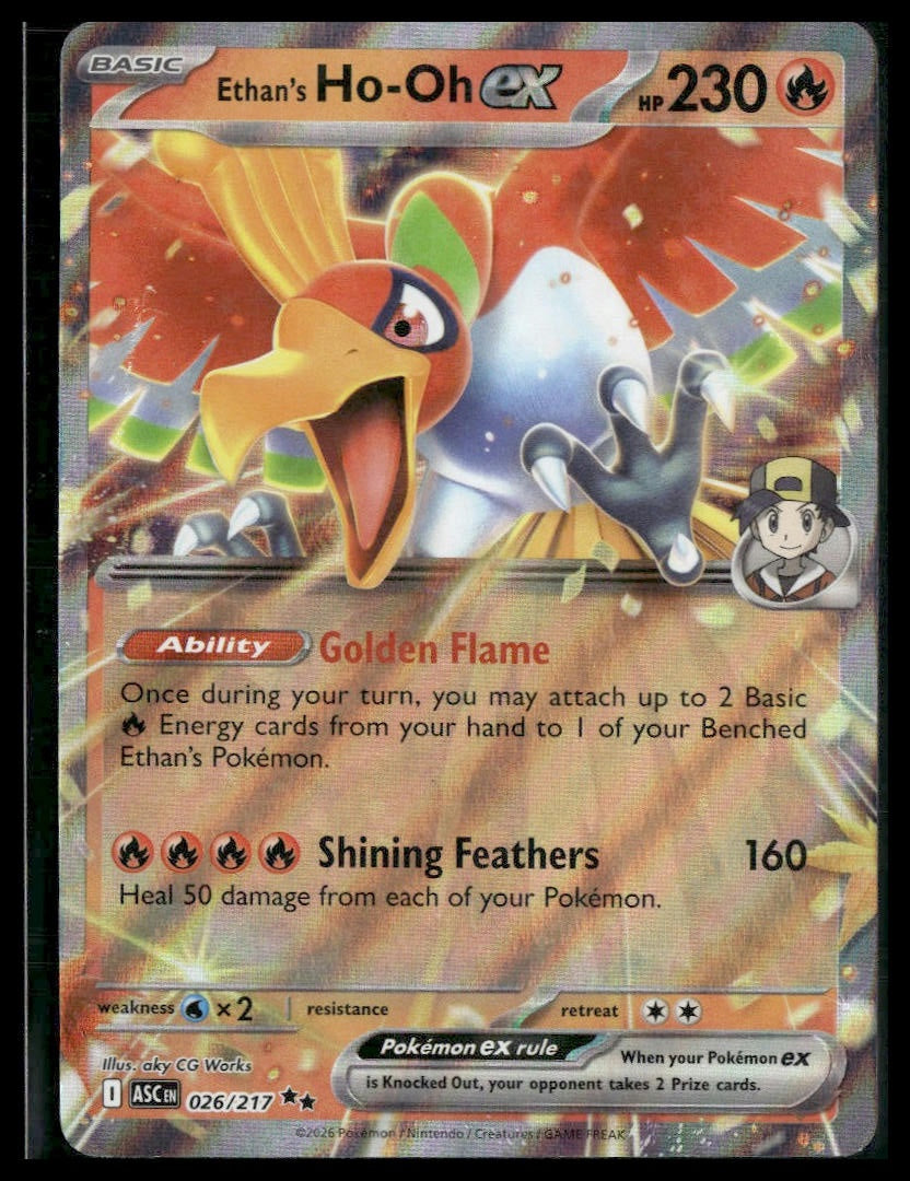 Ethan's Ho-Oh ex #039/182 Destined Rivals VLP