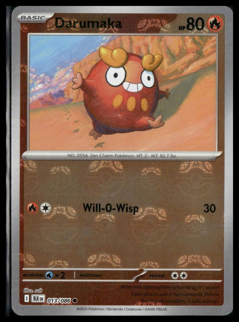 Darumaka (Master Ball) #013/086 Black Bolt VLP