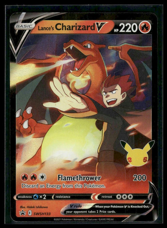 Lance's Charizard V #SWSH133 Sword & Shield Promo LP