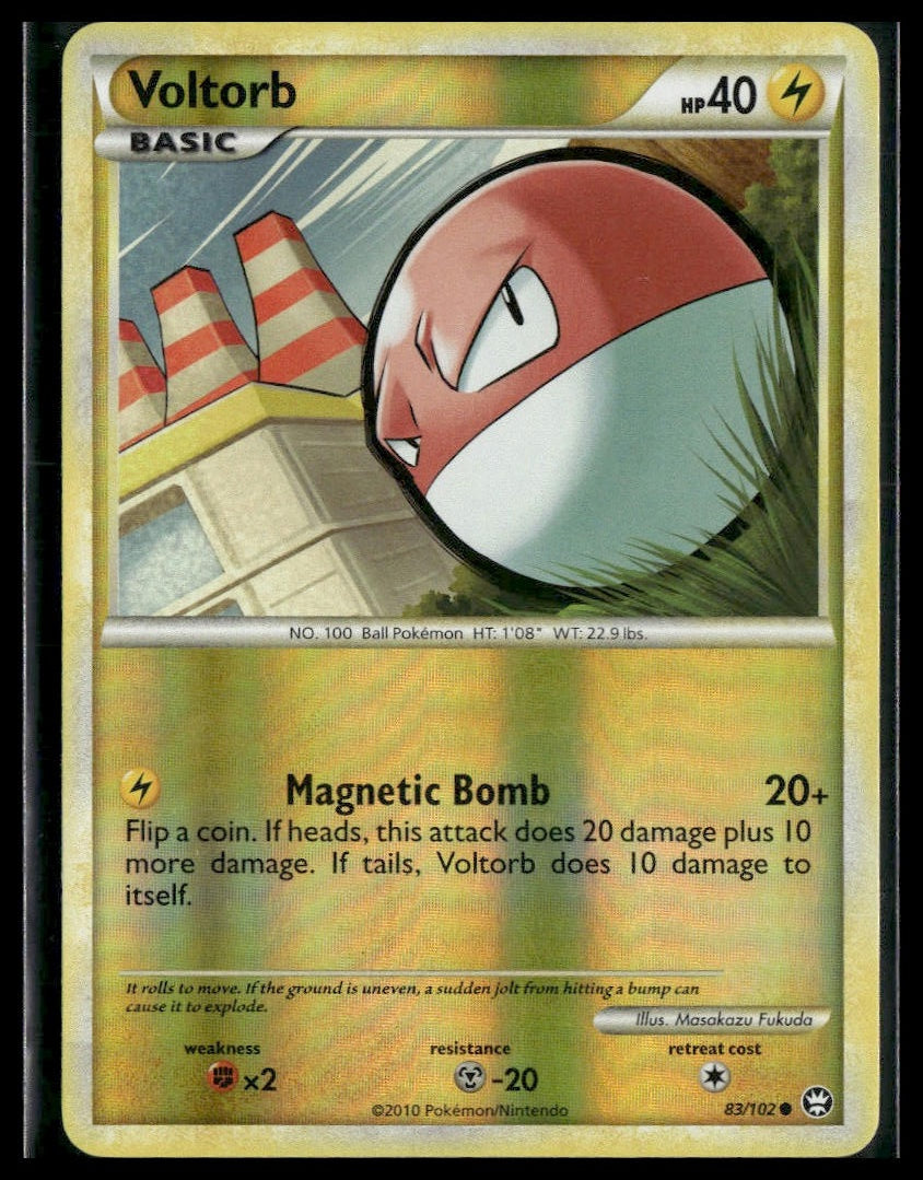 Voltorb #83/102 Reverse Holo Triumphant LP