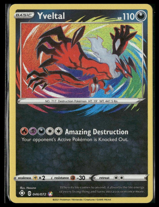 Yveltal #046/072 Shining Fates NM