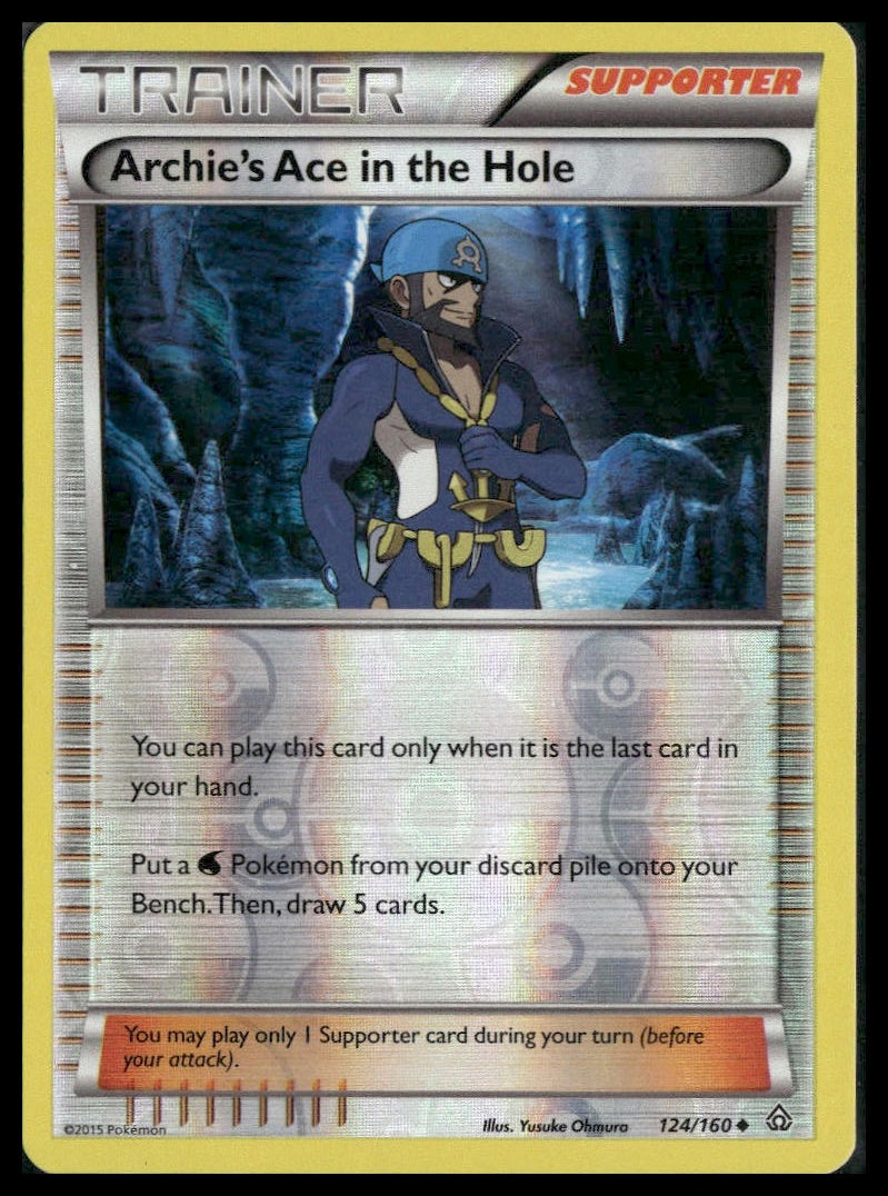 Archie's Ace in the Hole #124/160 Reverse Holo Primal Clash LP