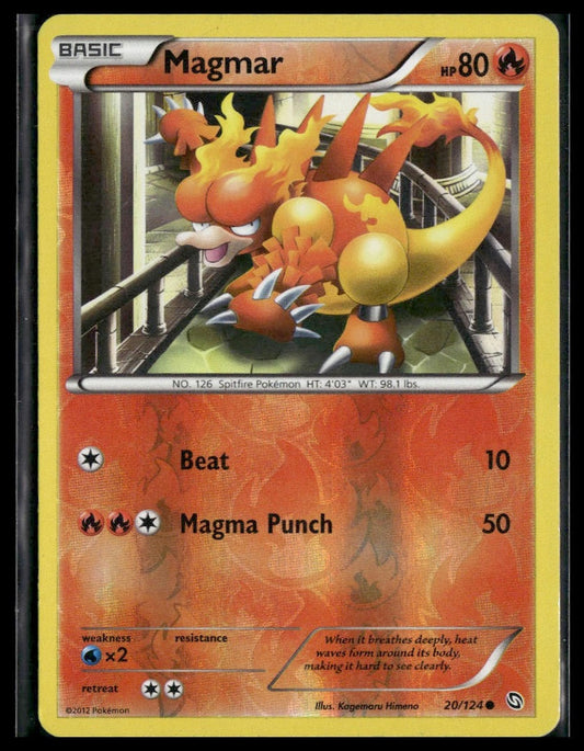 Magmar #20/124 Reverse Holo Dragons Exalted MP