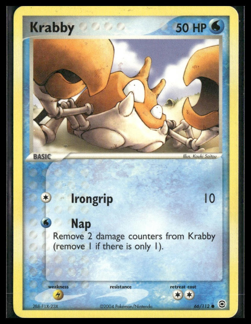 Krabby #66/112 FireRed & LeafGreen LP