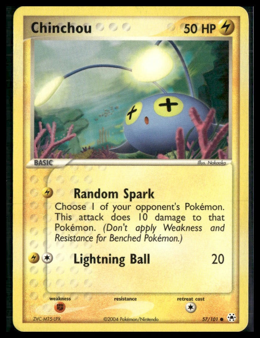 Chinchou #57/101 Hidden Legends LP