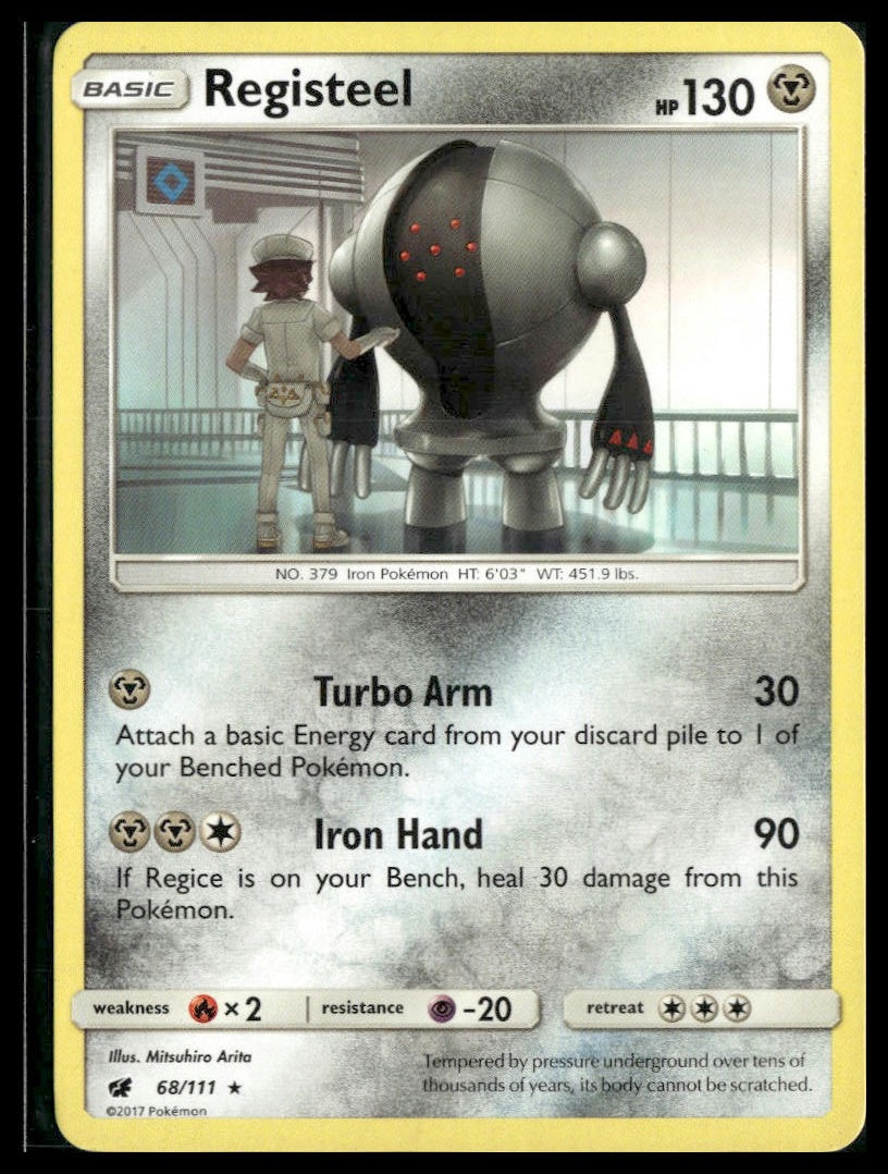 Registeel #68/111 Crimson Invasion LP