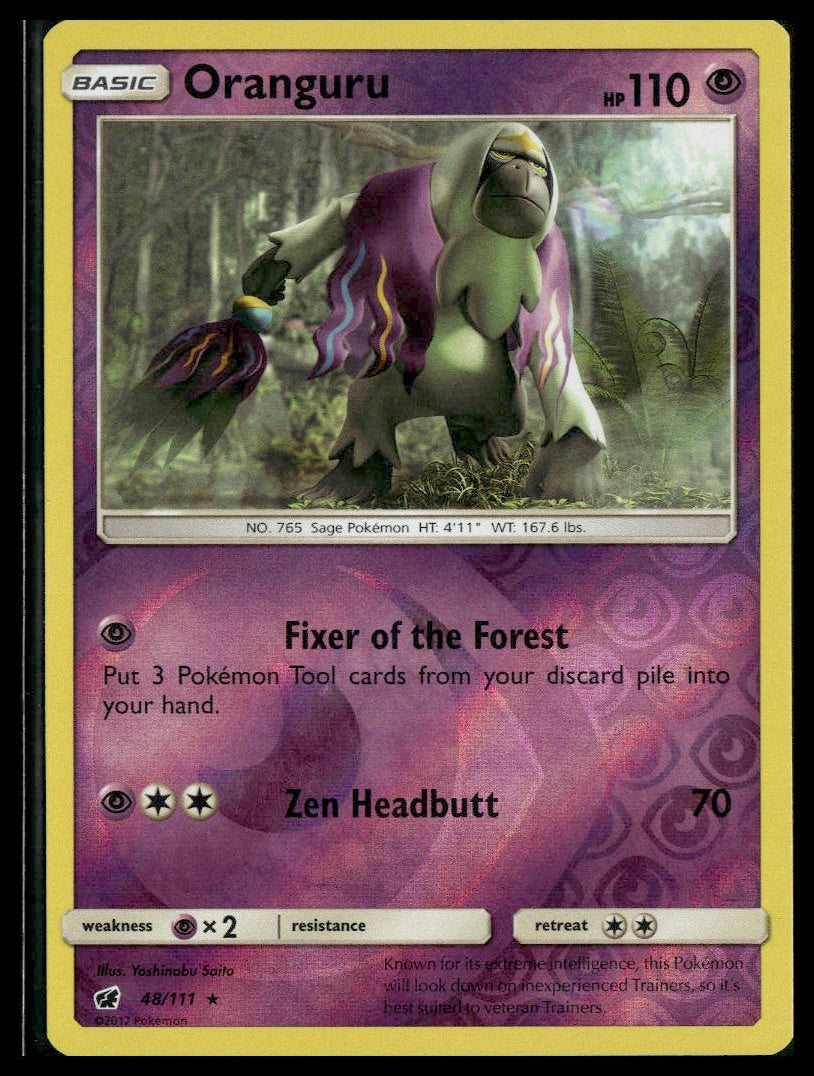 Oranguru #48/111 Reverse Holo Crimson Invasion LP