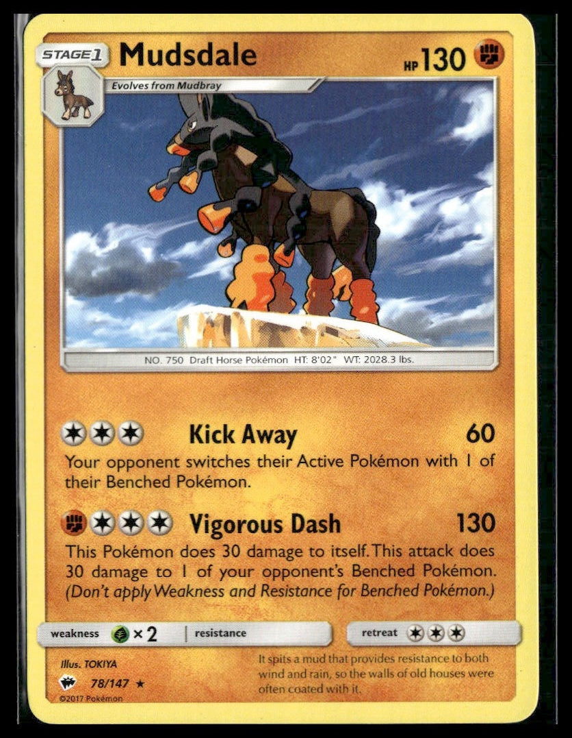 Mudsdale #78/147 Burning Shadows LP