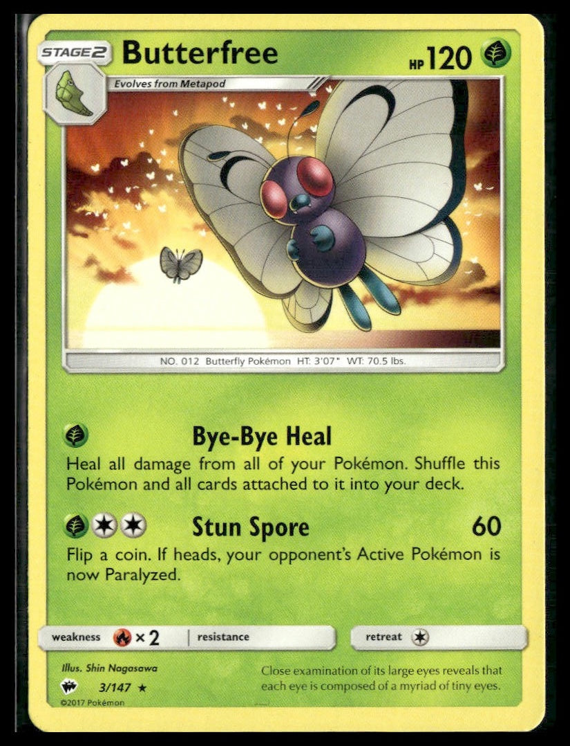 Butterfree #3/147 Burning Shadows LP