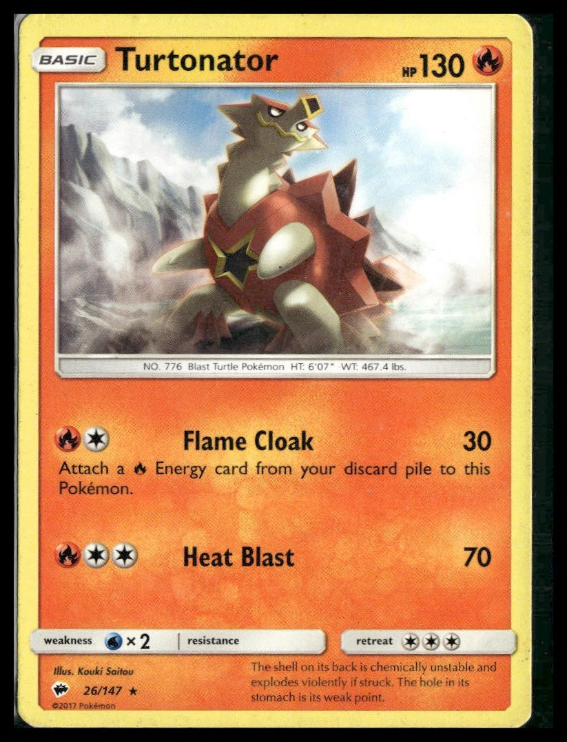 Turtonator #26/147 Burning Shadows MP
