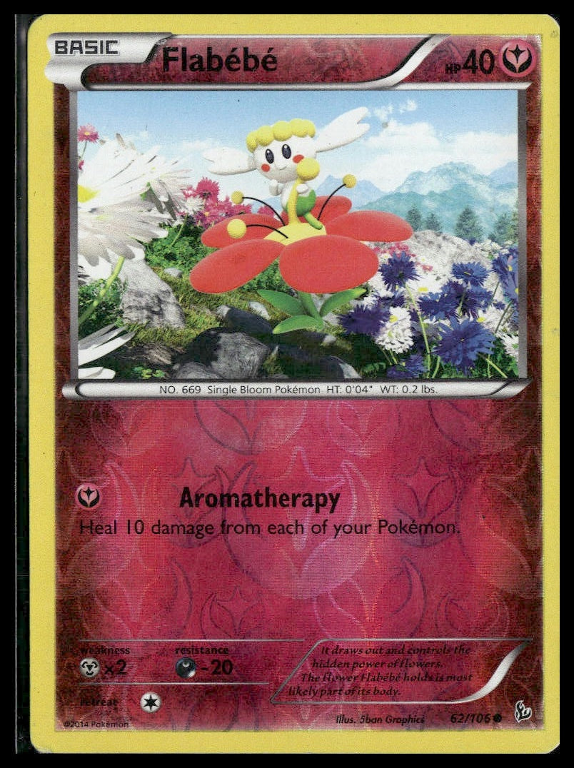 Flabebe #62/106 Reverse Holo Flashfire MP
