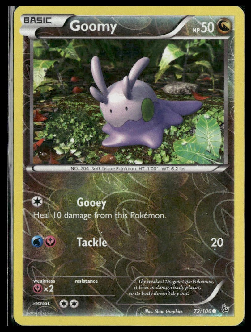 Goomy #72/106 Reverse Holo Flashfire LP