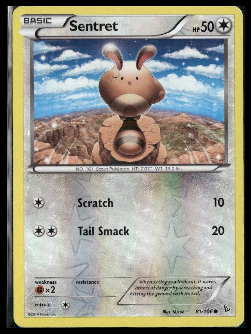 Sentret #81/106 Reverse Holo Flashfire LP