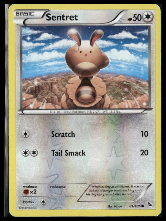 Sentret #81/106 Reverse Holo Flashfire LP