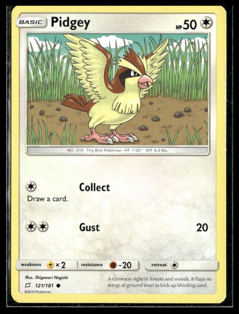 Pidgey #121/181 Team Up LP