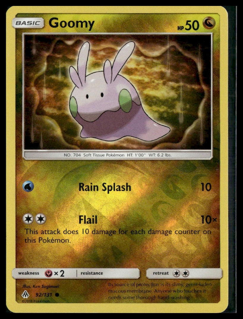 Goomy #92/131 Reverse Holo Forbidden Light LP